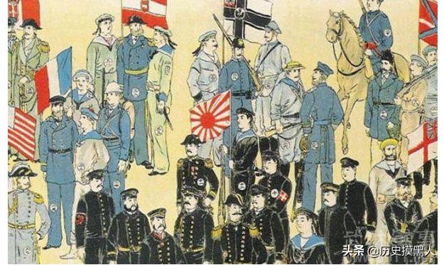 帝国主义瓜分清朝图,帝国主义列强瓜分清朝示意图图文