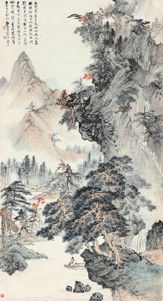 郑午昌书法真迹欣赏,郑午昌花鸟图100幅