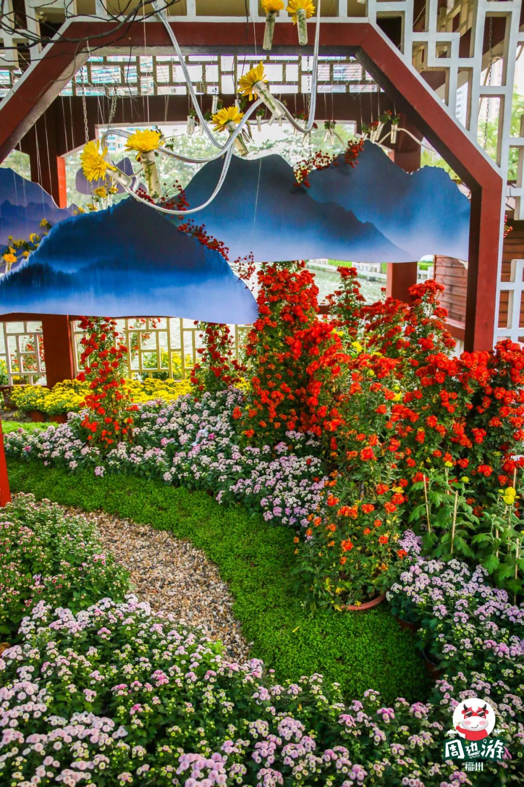 福州菊花展21年还有吗,福州西湖菊花展人山人海