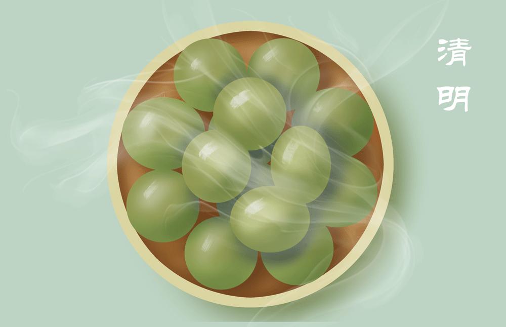 绝美水墨素材,清明动态景色照片素材