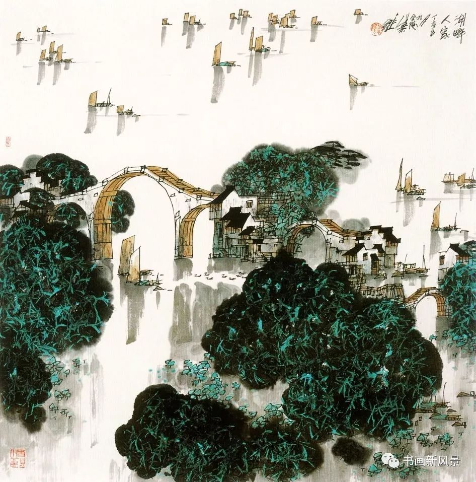 美到窒息的江南山水,中国风江南山水