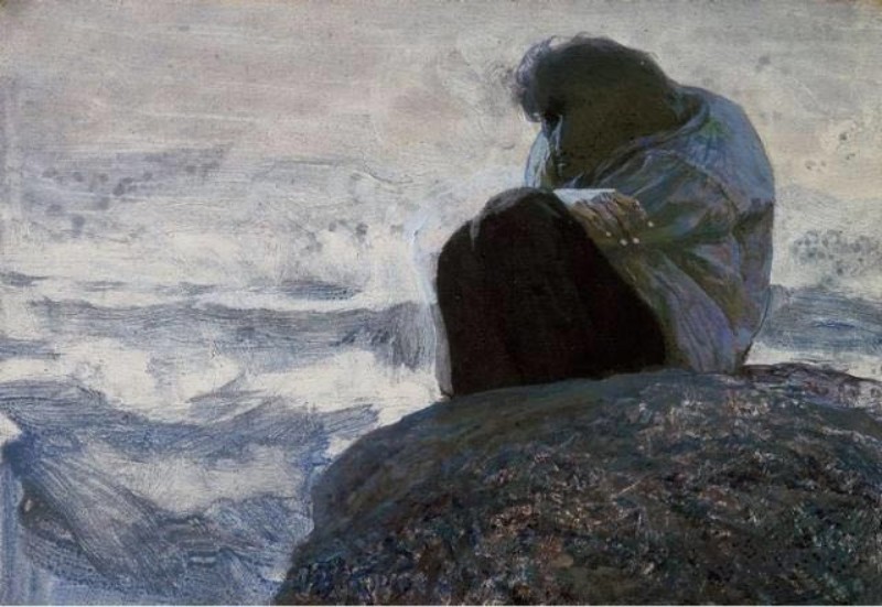 何多苓连环画雪雁,何多苓的经典创作雪雁