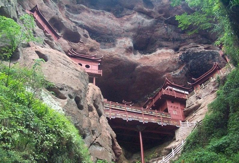 广西最神秘悬空寺,悬空寺神秘