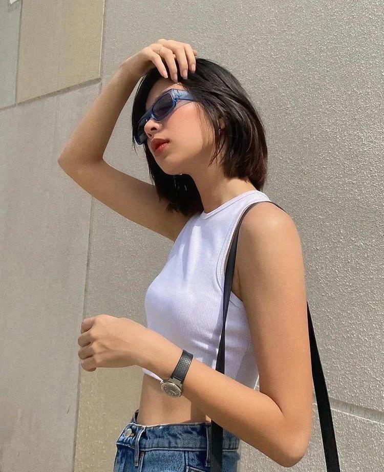 超简单中短发拽姐造型,短发拽姐发型推荐