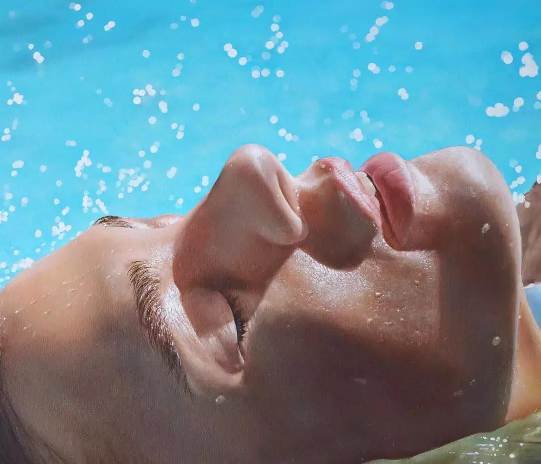 他画了一波美人，笔触精致，活色生香