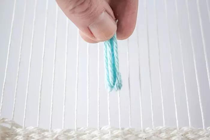 毛线装饰编织教程全过程,毛线编织小饰品简单入门教程