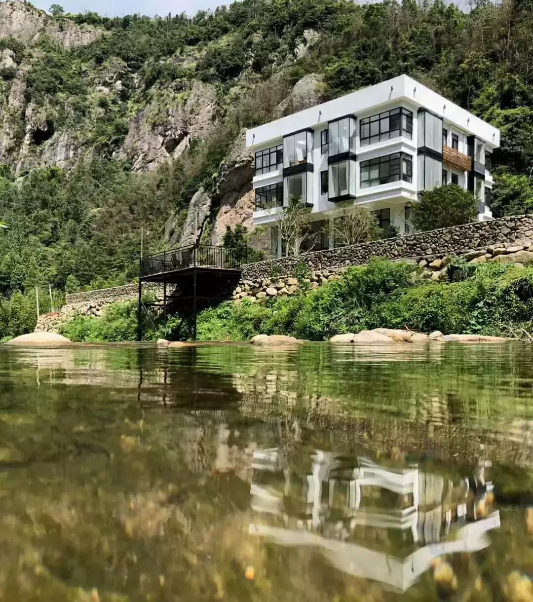 ins风民宿打卡,ins风湖景民宿