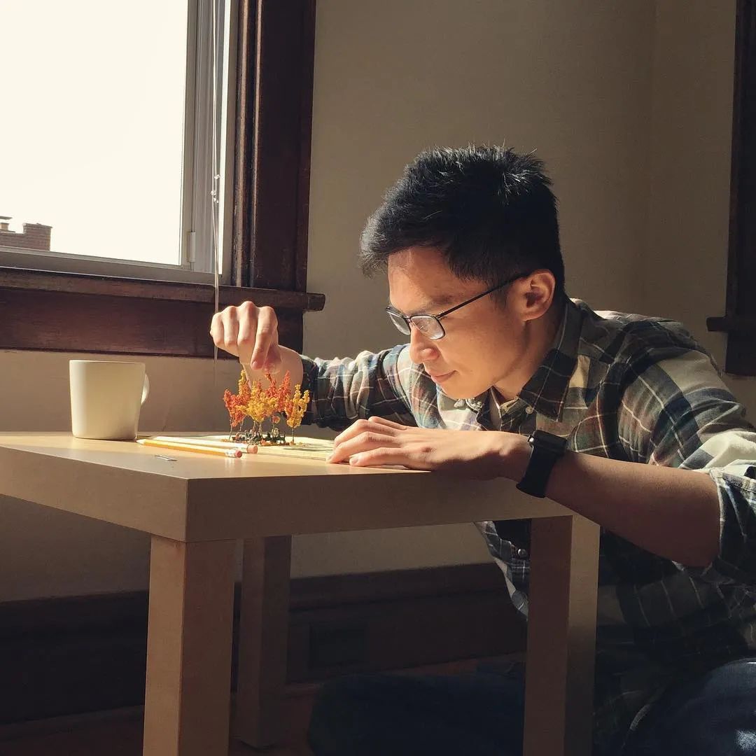 迷你版办公桌,森系书桌迷你世界