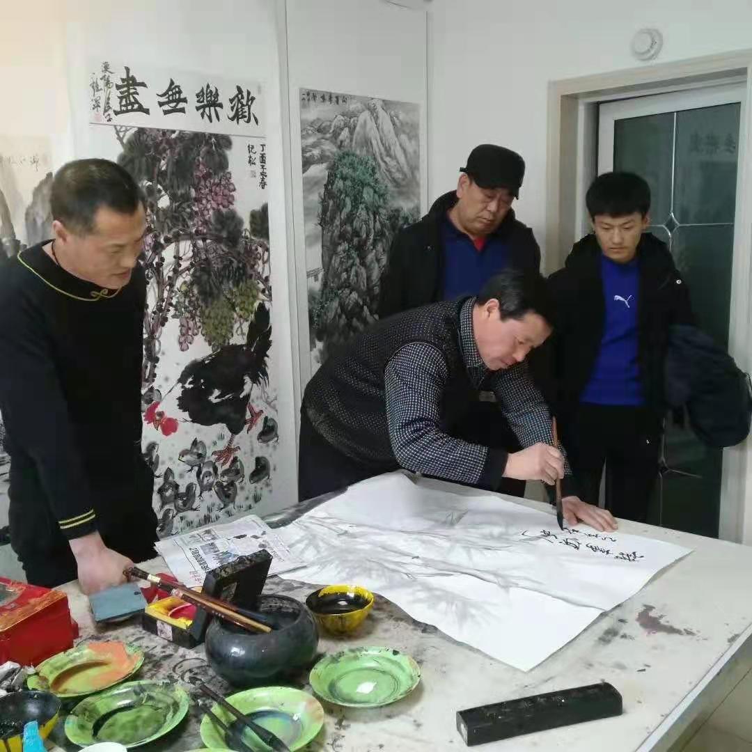 付帮合的书法作品,笔中情书法指导