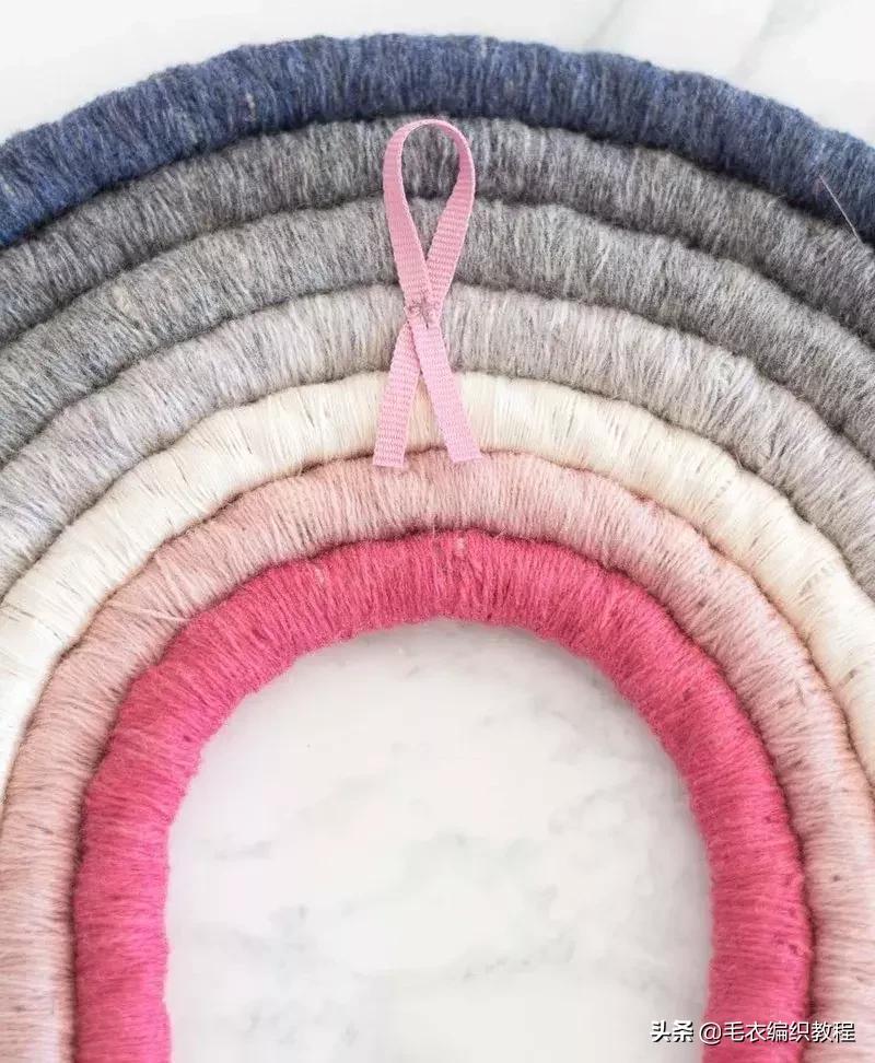 简单易做的挂毯,自制彩虹挂毯