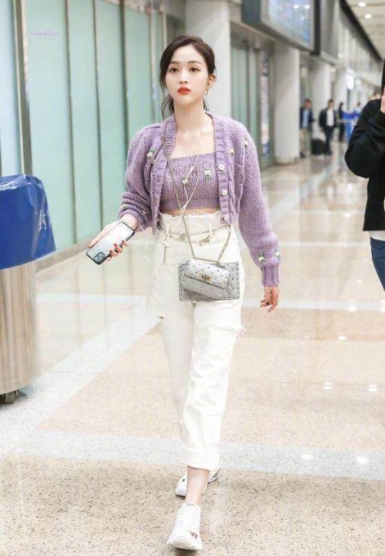 香芋紫很显白的一款,香芋紫最火的搭配色