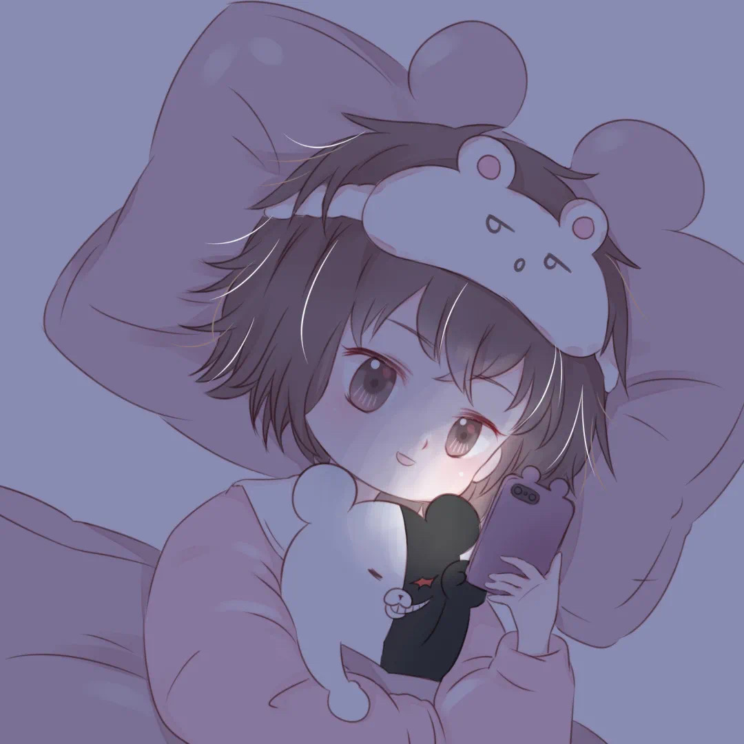 闺蜜头像动漫图片一人一半粉色系,女生专用头像超萌可爱动漫闺蜜