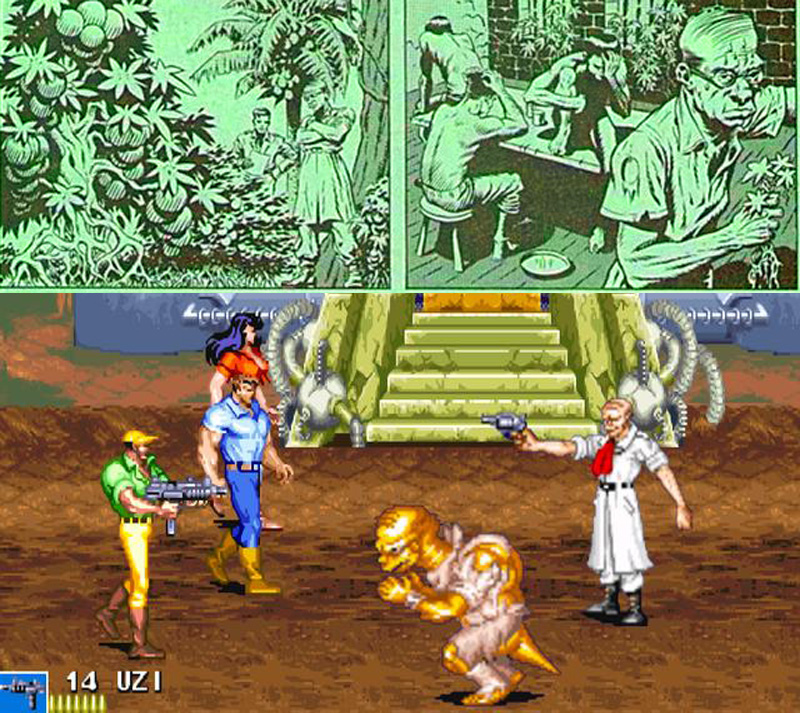 街机游戏恐龙快打被寄生队友,街机游戏新恐龙快打改版