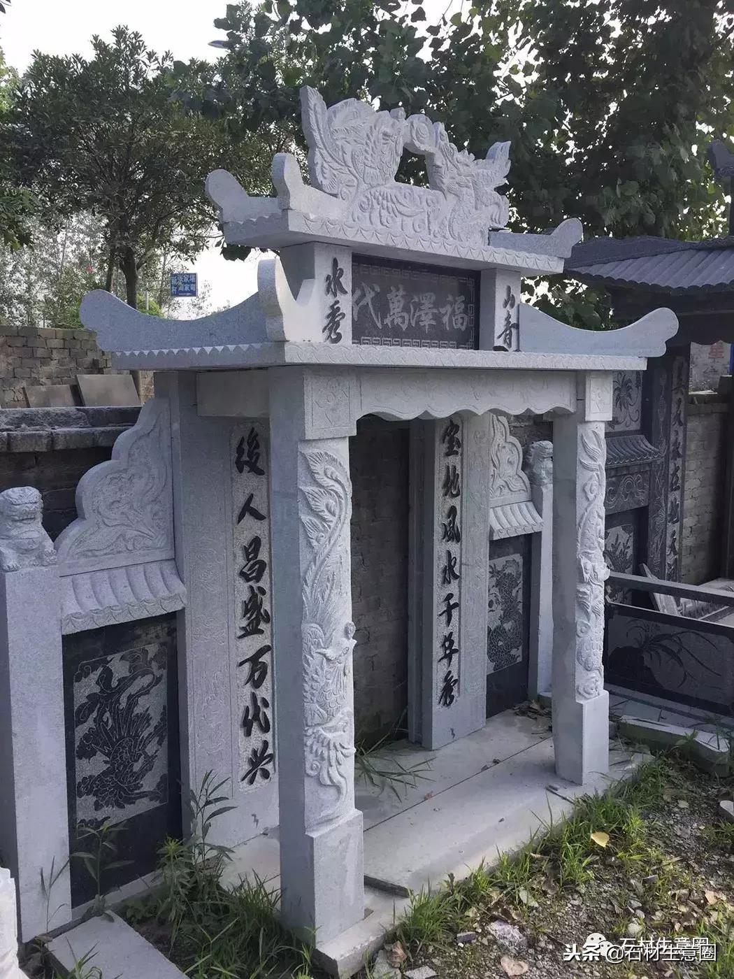 墓碑石材规格尺寸,墓碑石材加工工艺流程详细步骤