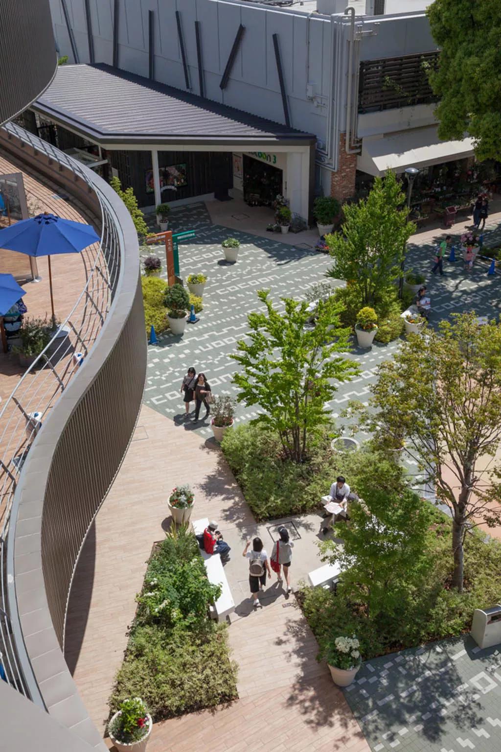 商业步行街景观设计图展示,商业步行街景观设计经典案例