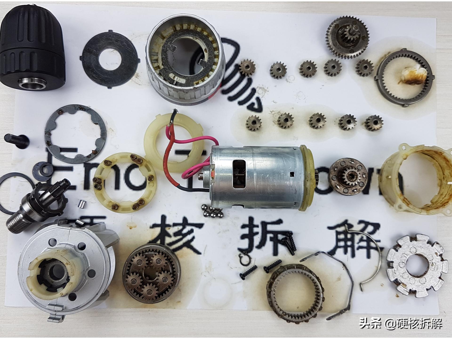 博世电钻齿轮的拆装,齿轮之美