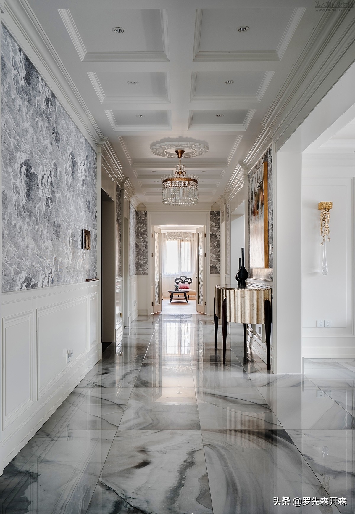 上海127平米轻奢装修效果图,上海140平新中式装修效果图