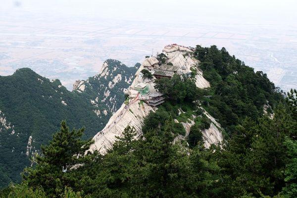 西岳华山五峰风景,华山一日游西安出发路线推荐