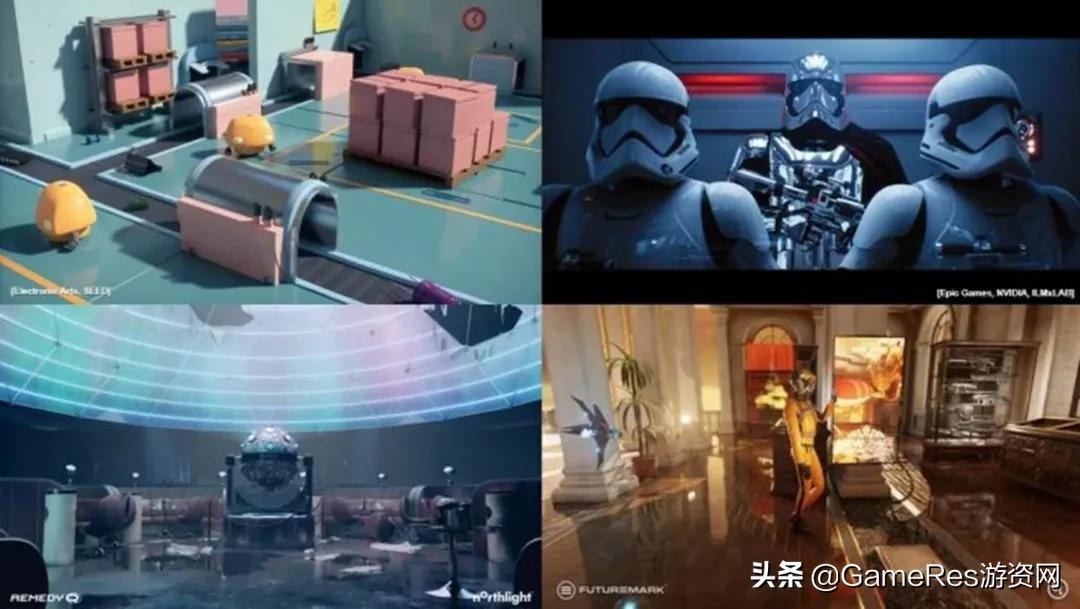 实时光线追踪技术动画对比 (地铁逃离将采用实时光线追踪技术)