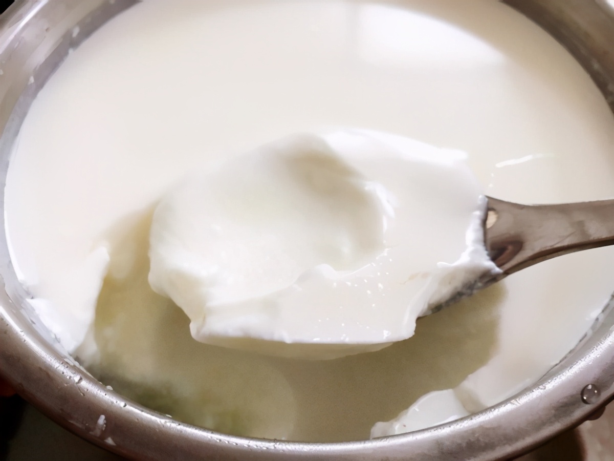 家里喝不完的奶粉，做成酸奶，味道很好，比买的酸奶味道还浓郁