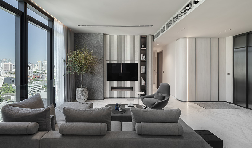 让人羡慕的全景落地窗,自然采光落地窗效果图