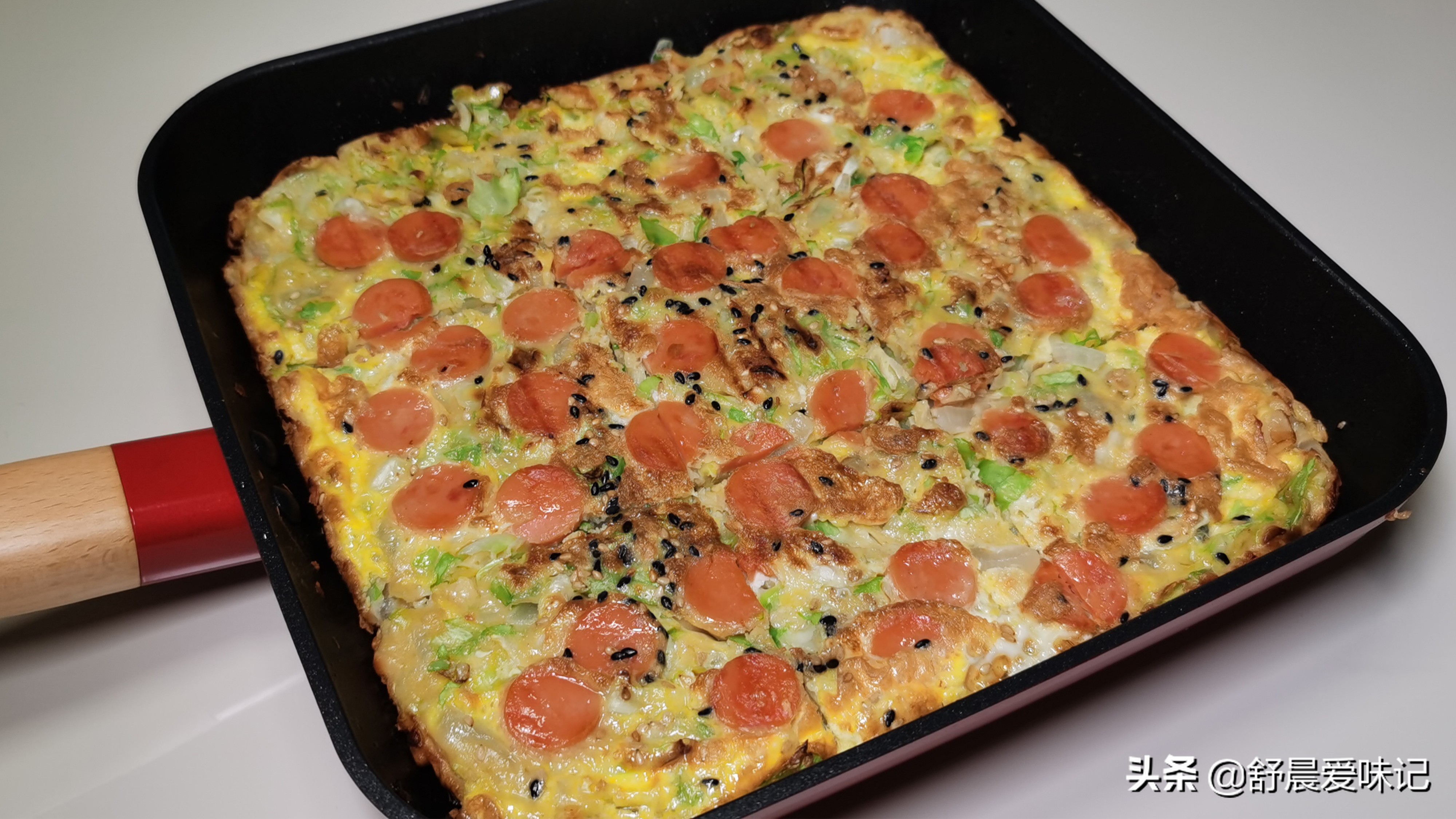 蔬菜煎饼的家常做法电饼铛,蔬菜煎饼怎么做好吃又简单