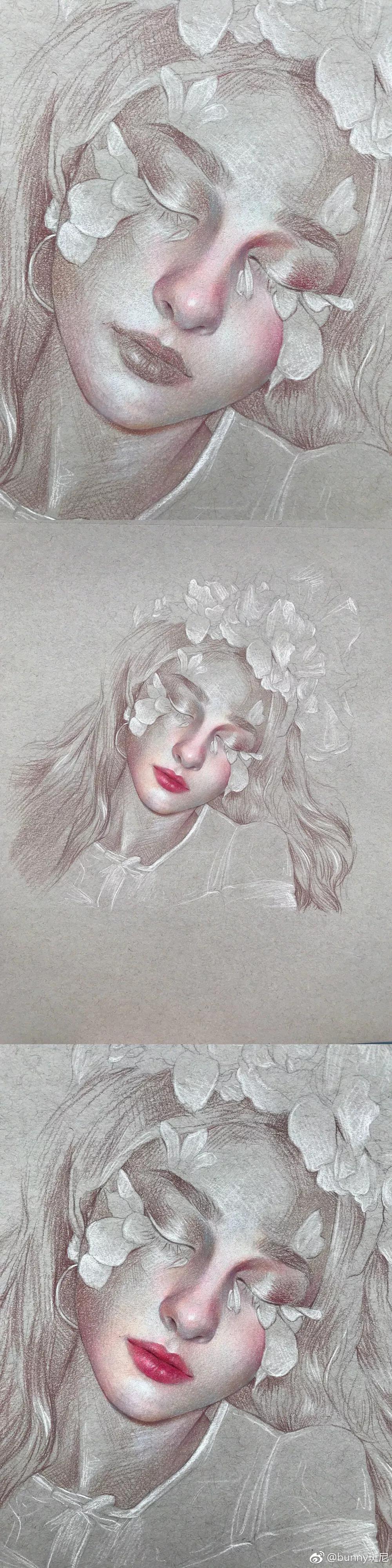 彩铅人物女孩教程视频,用彩铅画动漫人物天使恶魔