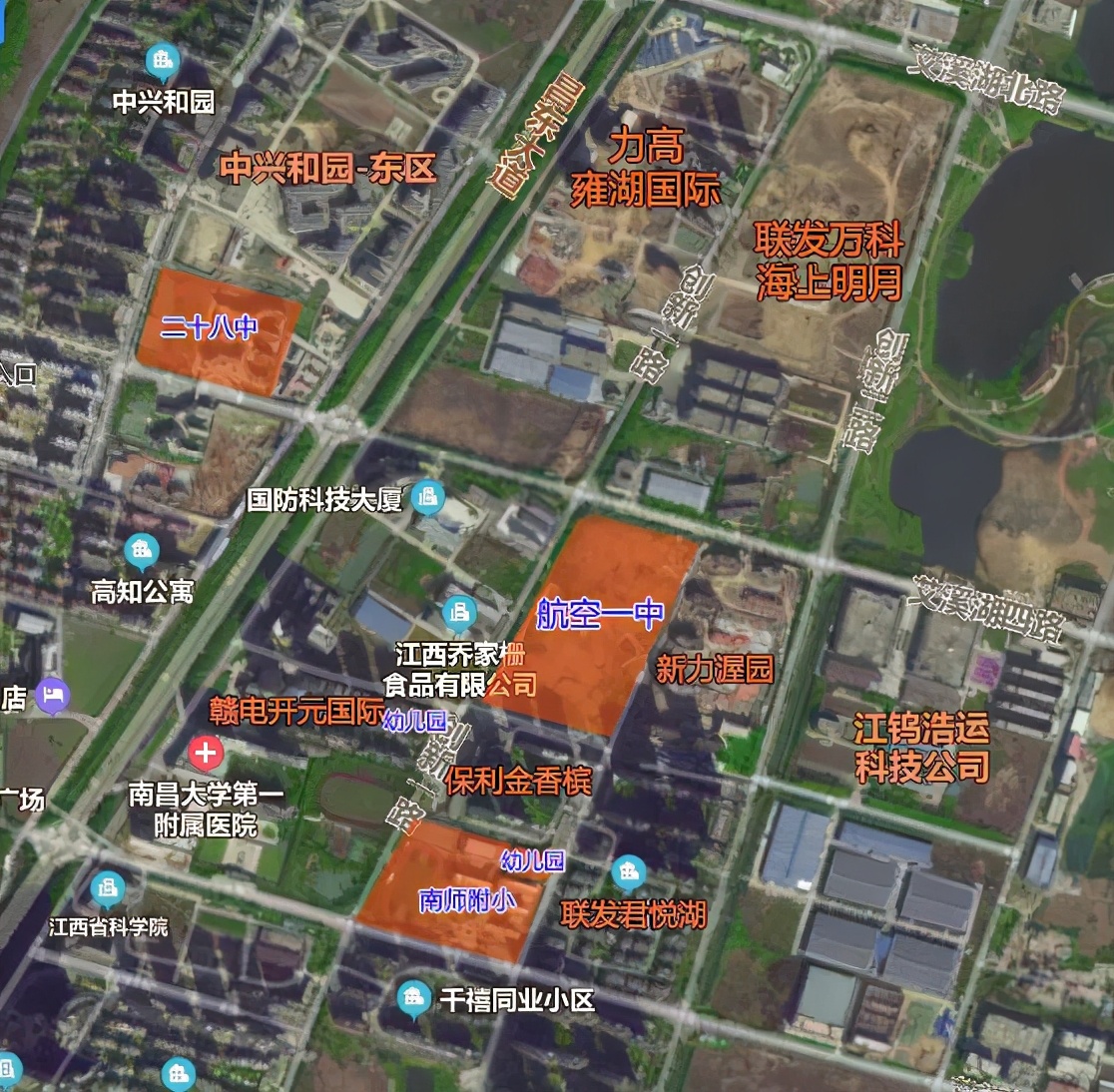 今年南昌市有哪些新建学校,南昌市2018在建学校