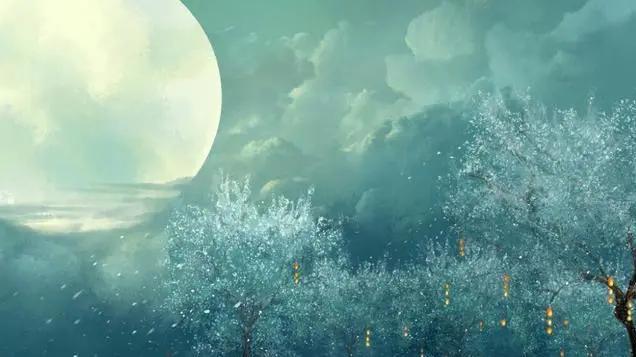 李白回忆小时候的月亮,李白从小喜欢月亮吗