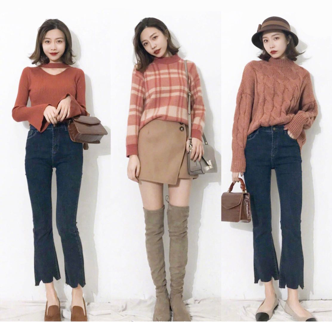 54套高颜值穿搭,54套时尚穿搭示范