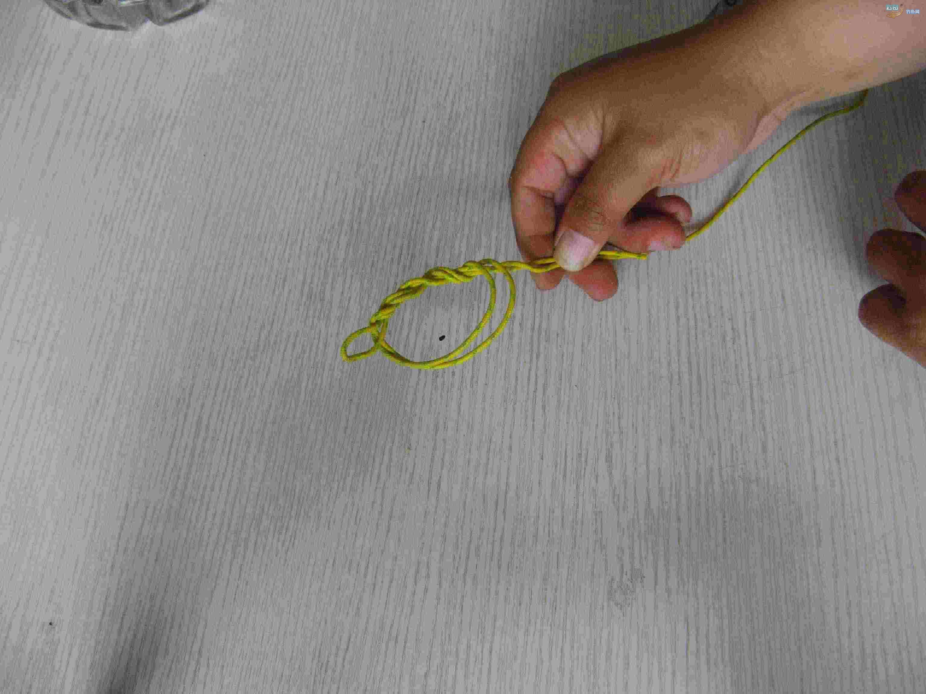 鱼竿马蹄结打结方法,鱼竿马蹄环怎么解