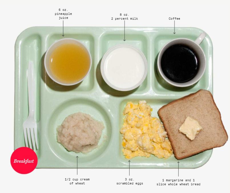 美国监狱伙食真实情况,美国监狱伙食有多好