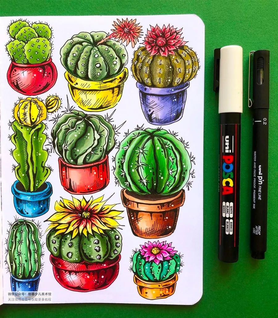 马克笔绘画背景简单,马克笔绘画简单素材