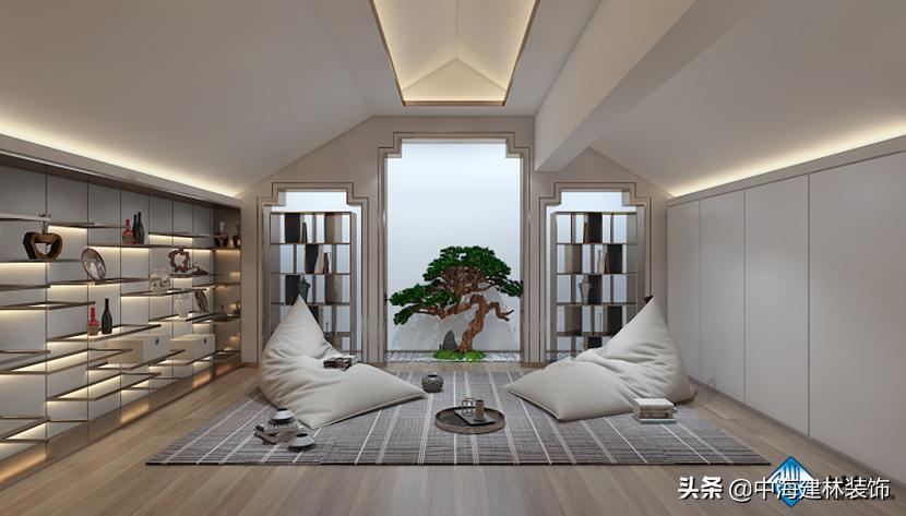 400方别墅现代轻奢装修,北京别墅装修设计现代轻奢