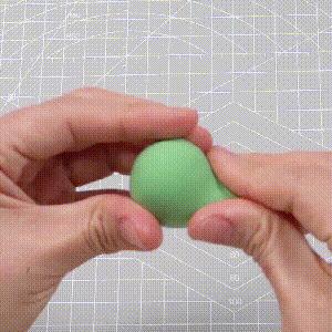 轻黏土可爱又简单的捏法,做一个简单可爱的小萌物用粘土捏