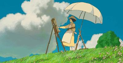 起风了唯有努力生存日语,简单的宫崎骏漫画图