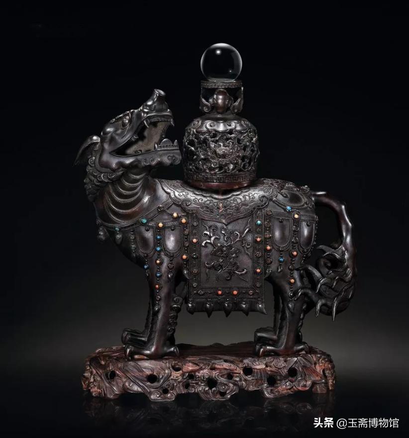 麒麟尊图,国宝文物麒麟尊