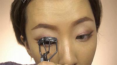 单眼皮眼妆的画法初学者视频,圆眼单眼皮内眦赘皮眼妆画法