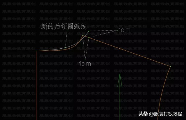 大海服装落肩袖卫衣裁剪图,100码幼童落肩袖卫衣裁剪方法