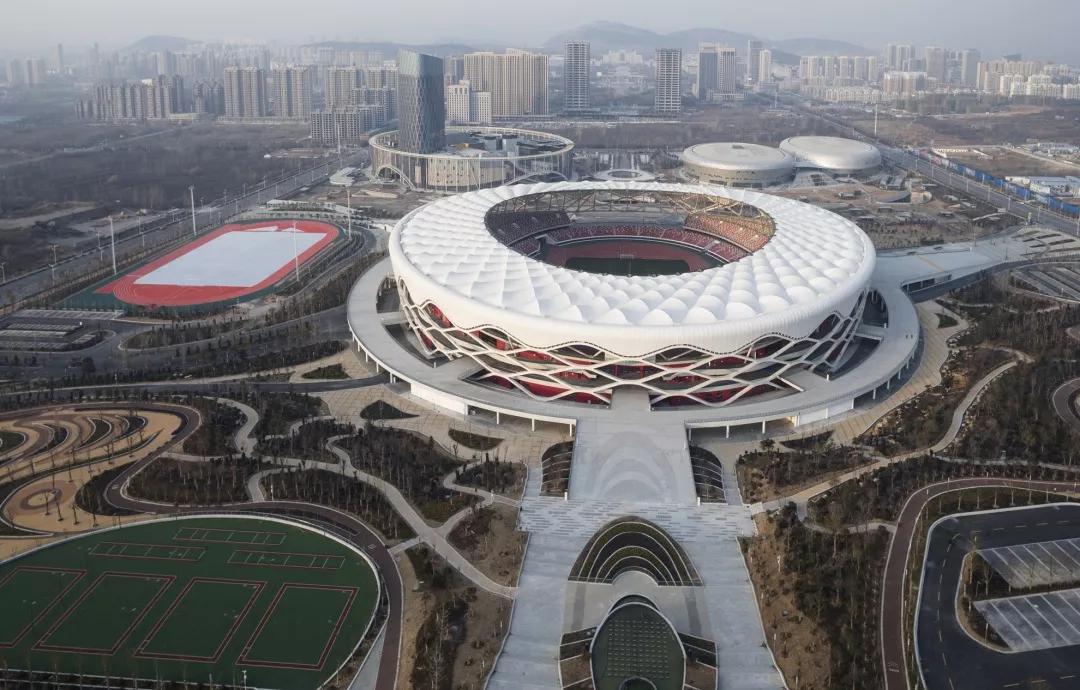 安阳文体中心体育场钢结构,北京建工工人体育场钢结构