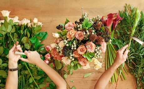 插花入门初级插花培训,插花艺术教程日常插花