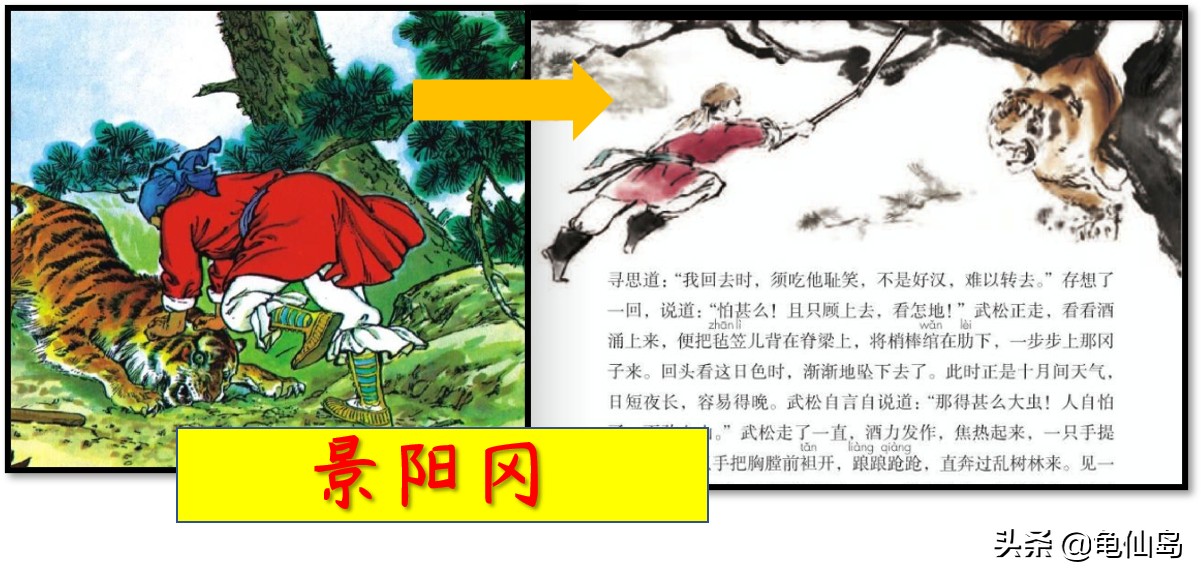 六年级上册闰土插图怎么画,新旧课本插图对比五年级语文