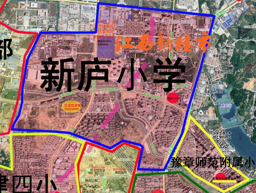 南昌青云谱学区划分最新规划,南昌2024小学区划分图青云谱