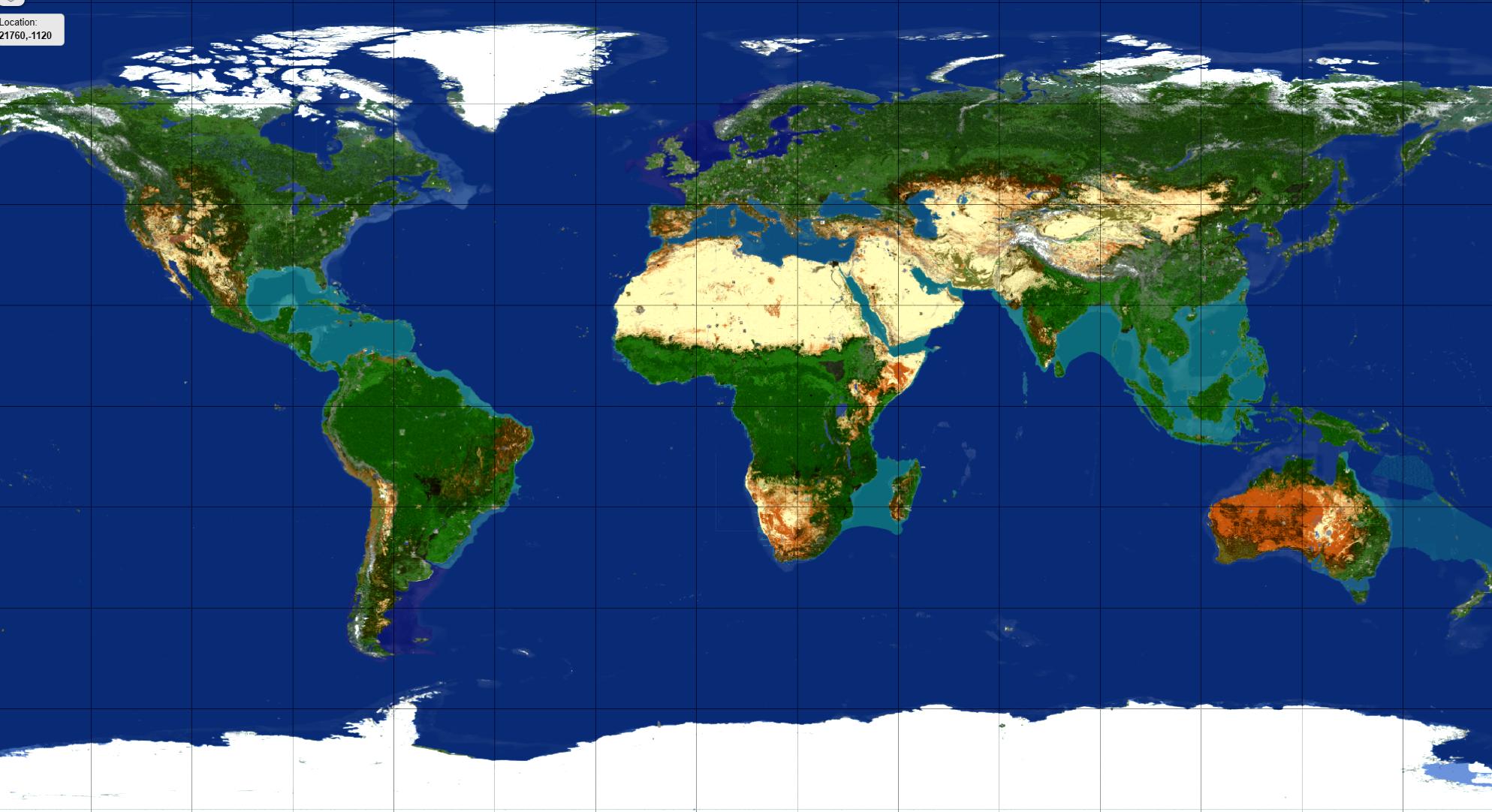 在我的世界还原整个地球,在我的世界里面还原神州大地