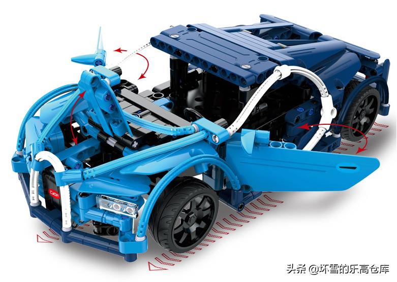 乐高积木布加迪跑车,积木不仅仅是玩具