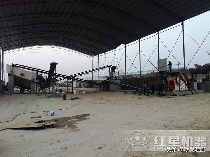 石头粉碎成沙子全部流程,石头粉碎成沙子用什么设备效果好