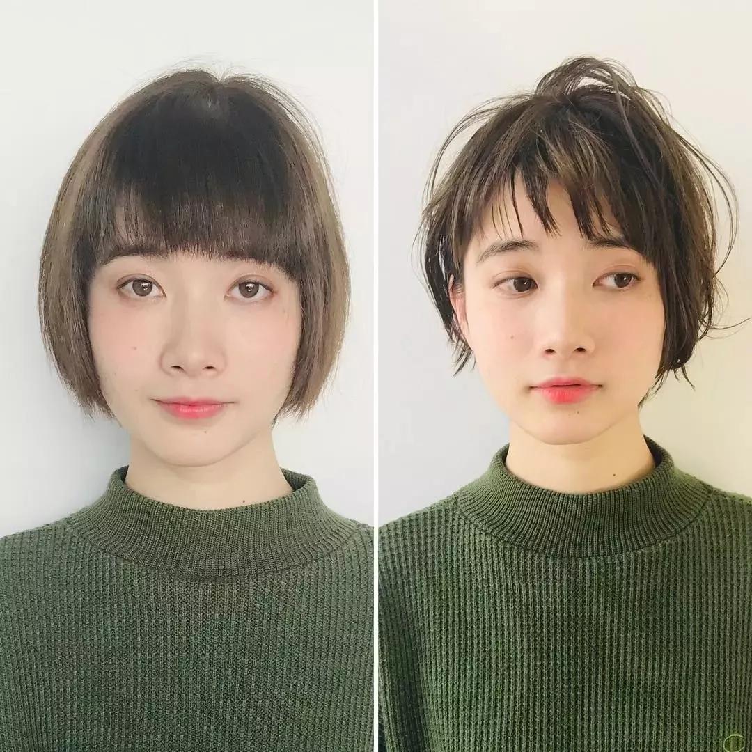 适合任何脸型的刘海减龄,尝试一款刘海既减龄又遮盖脸大