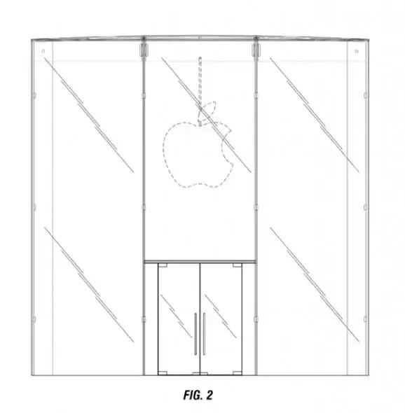 苹果店外立面效果图,苹果最大店面设计图
