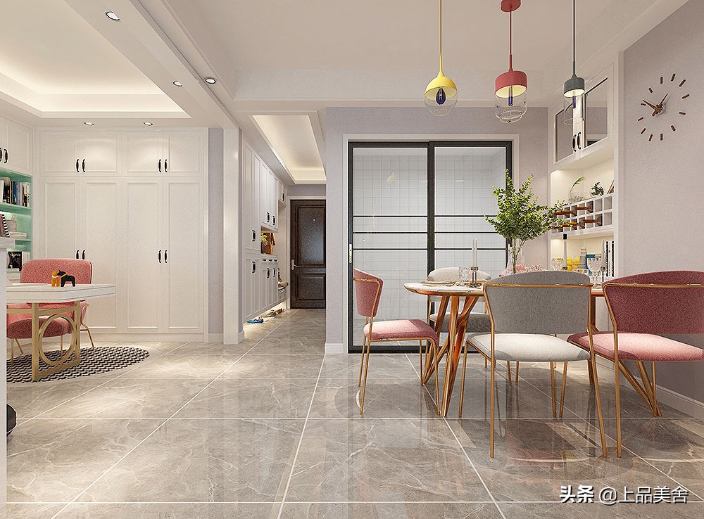 现代北欧风小户型简单舒适的小窝,极简北欧风140平的小清新风四居室