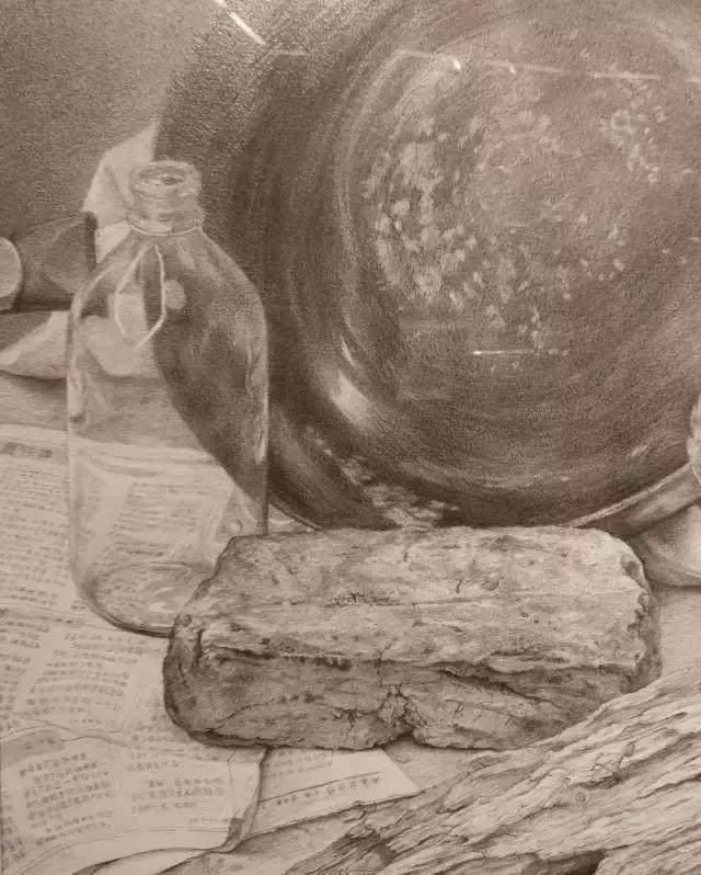 全国素描比赛第一名,九大美院素描欣赏